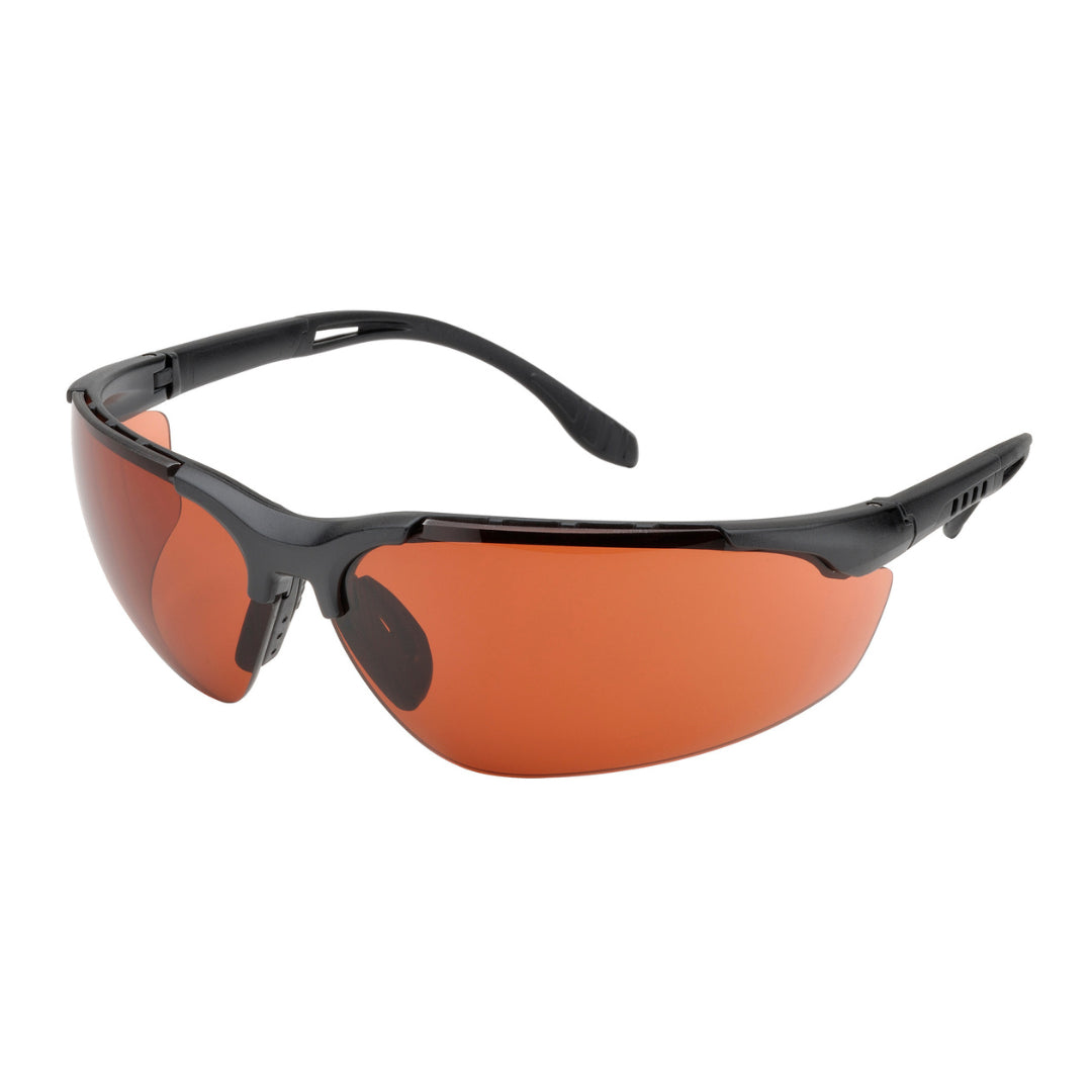 Delta Plus SG-51BB Sphere-X Ultimate Black Safety Glasses w/ Copper Blue Blocker Lens