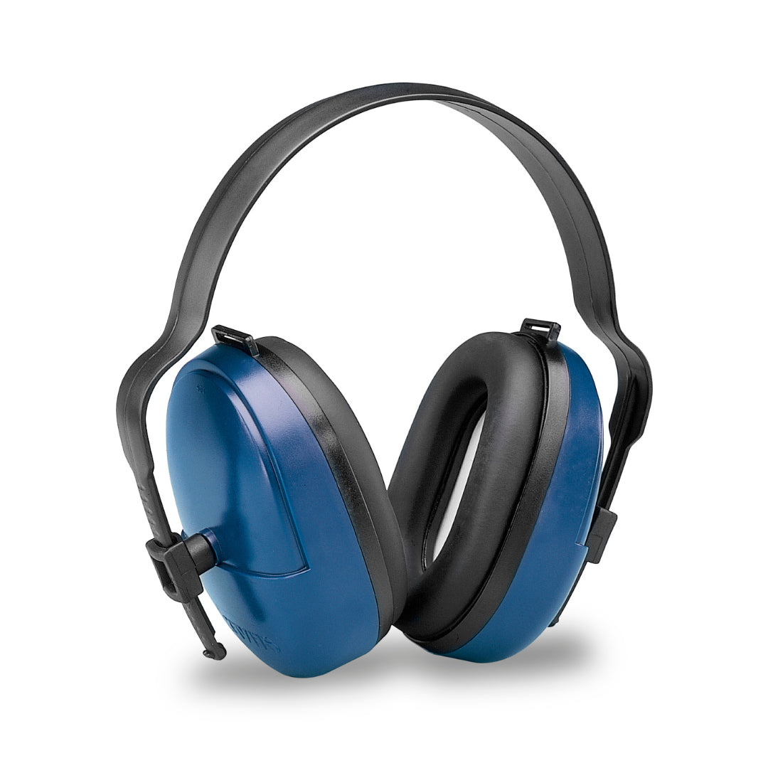 Delta Plus WELHB25 ValueMuff SuperSeal Earmuffs 25 NRR, Blue/Black
